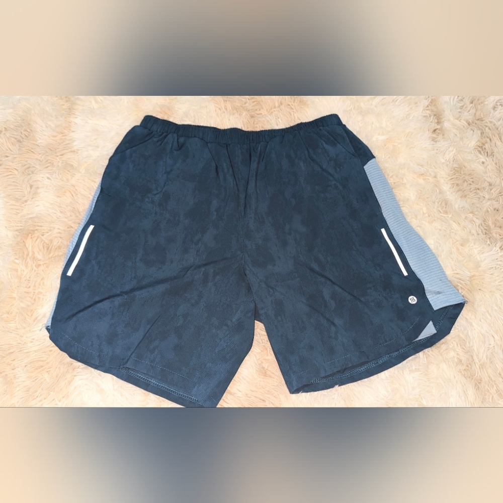 NWT, Deep Teal, Lined, Training, Built In Brief, Dry Fit, Stretch Shorts-Men's M